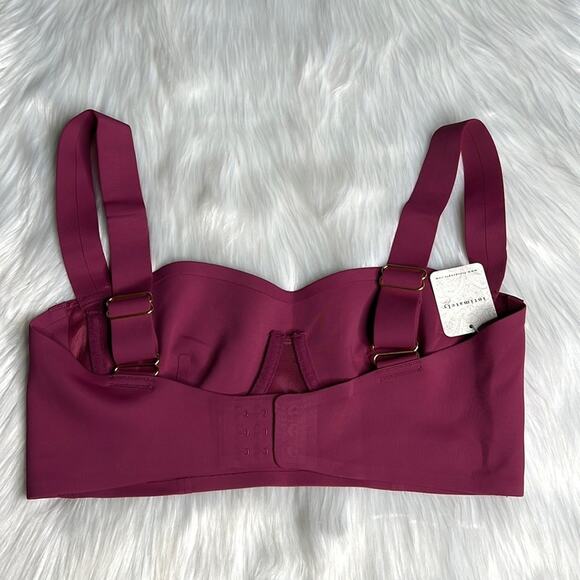 Free People Naomi Dried Rose Longline Bra - Picture 6 of 9